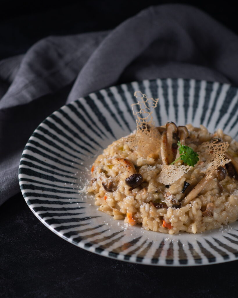 Préparation pour risotto avec cèpes